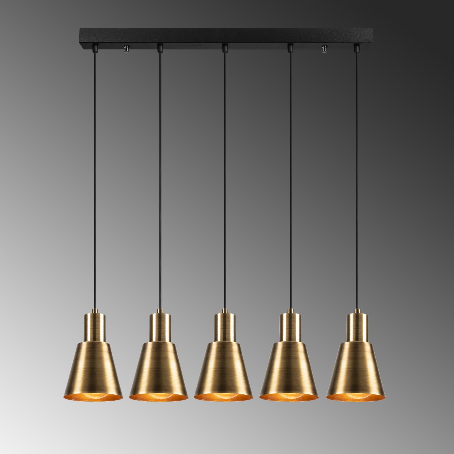 Loreto 5'Li Dekoratif Sıralı Avize