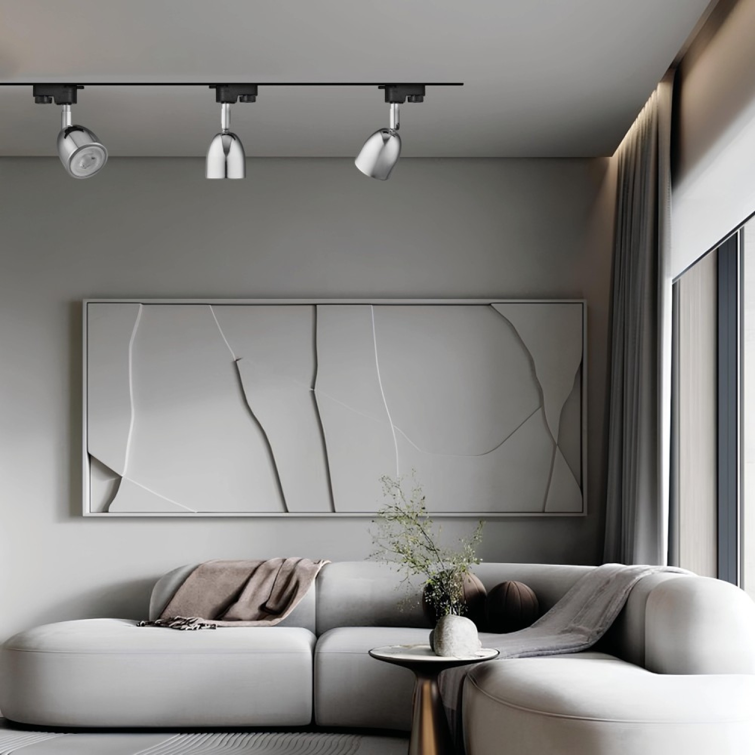 MONOFAZE SOKETLİ RAY SPOT