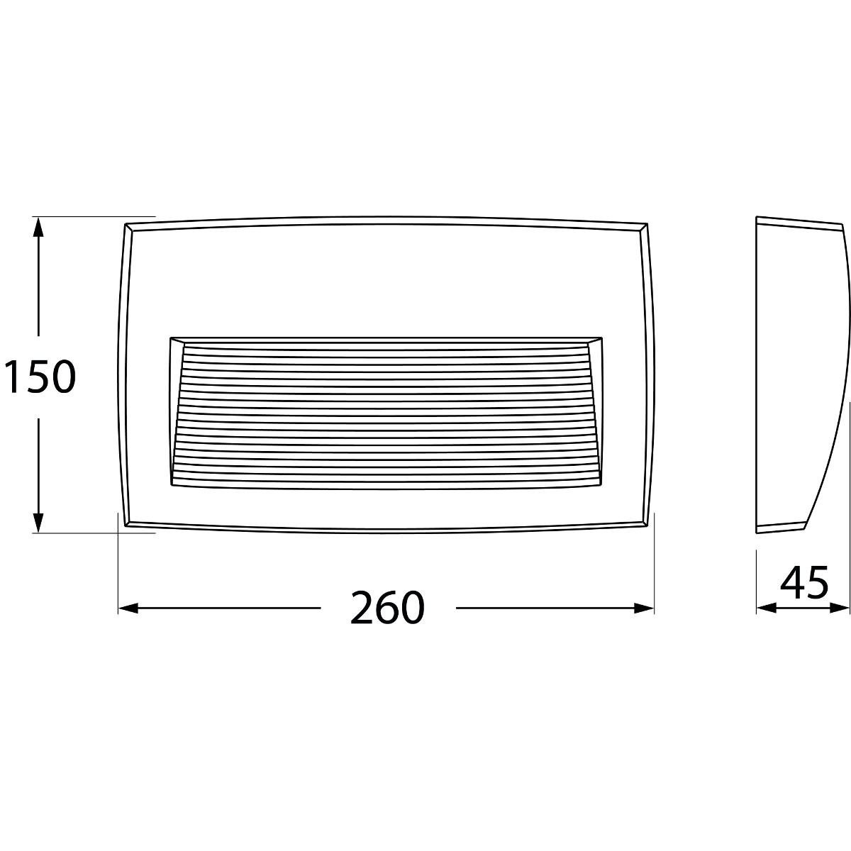 10,5W Lorenza 270 Duvar Aplik - 3 Renk