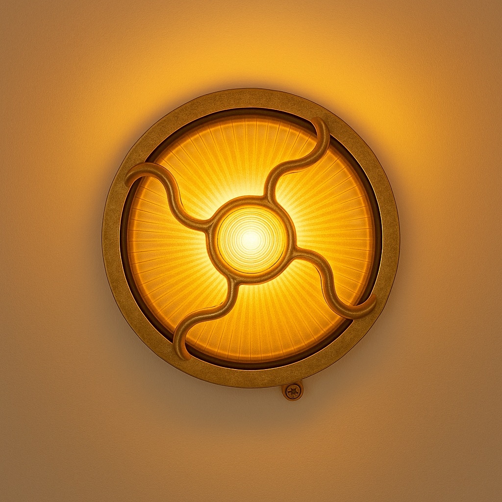 Pirinç Gövde Duvar Armatür