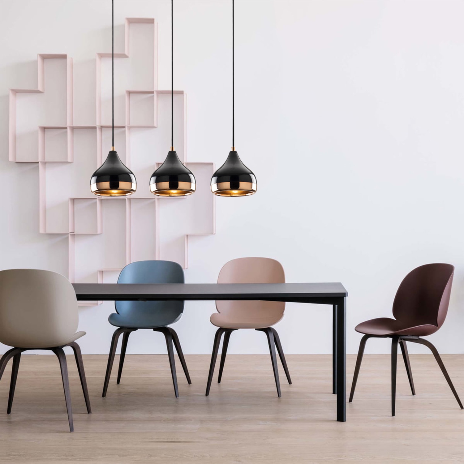 Blantyre 3 Lu Dekoratif Sıralı Avize